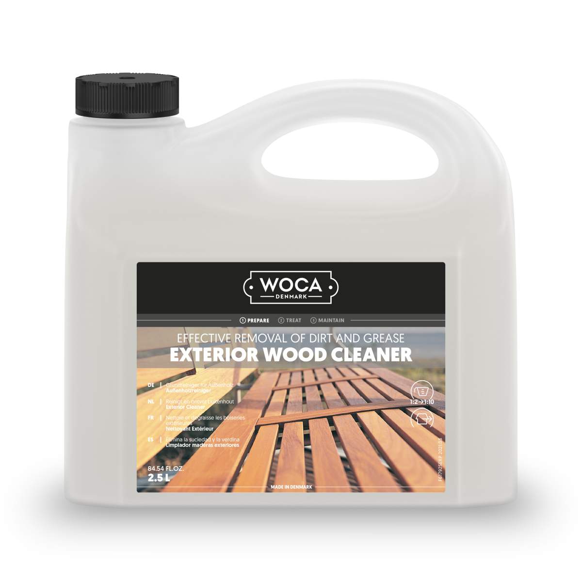 WOCA Terrassenreiniger / Exterior Wood Cleaner 2,5 Liter