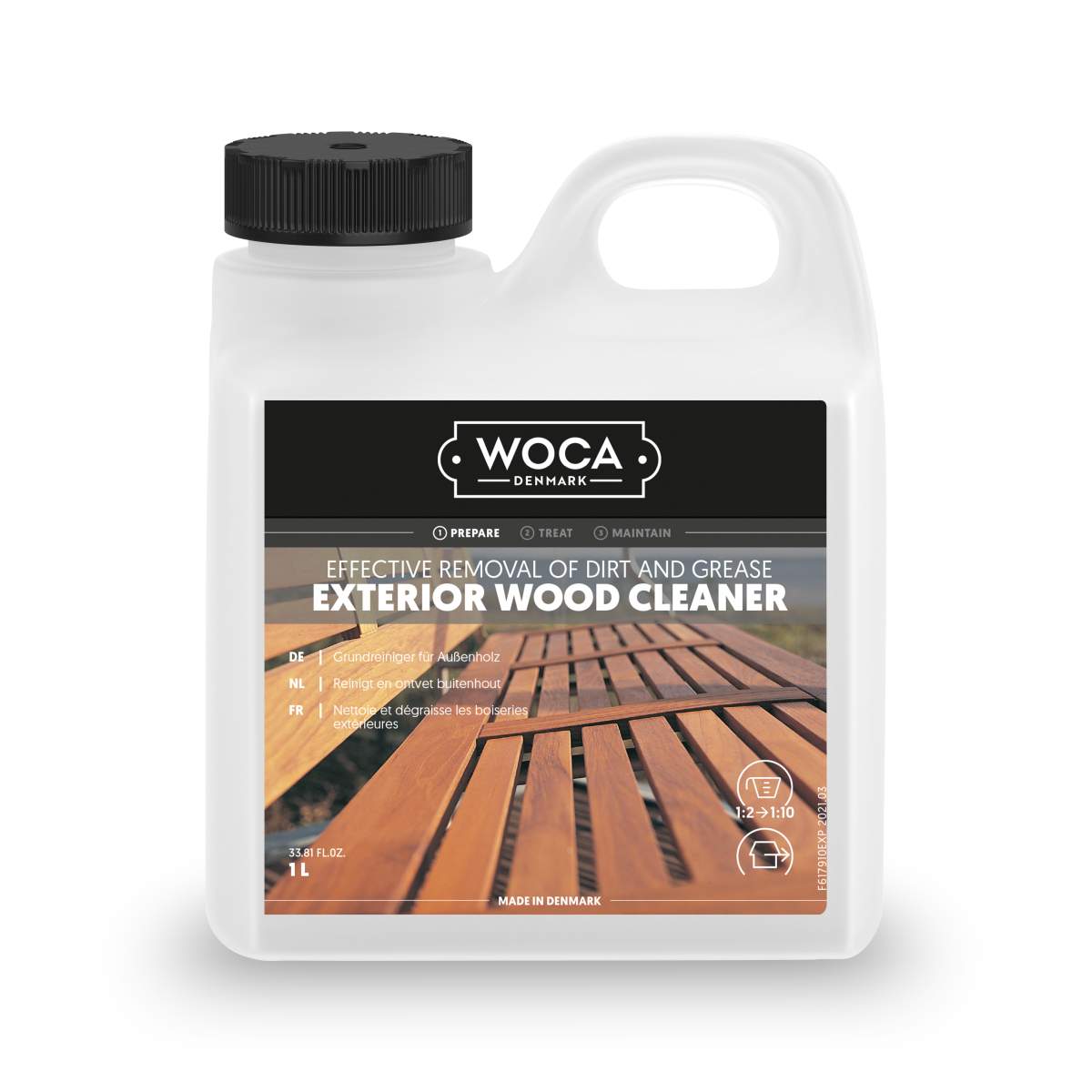 WOCA Außenholzreiniger Exterior Wood Cleaner 1 Liter